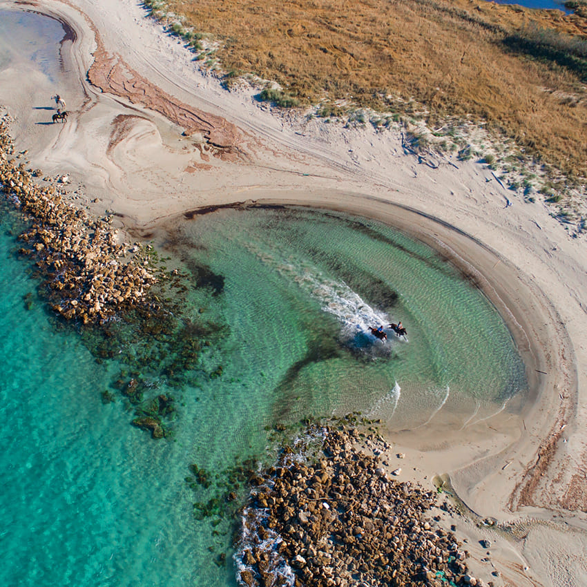 escursione mare grotte cavallo barca salento